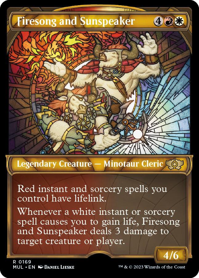 Firesong and Sunspeaker (Halo Foil) 169 card from March of the Machine: Multiverse Legends
