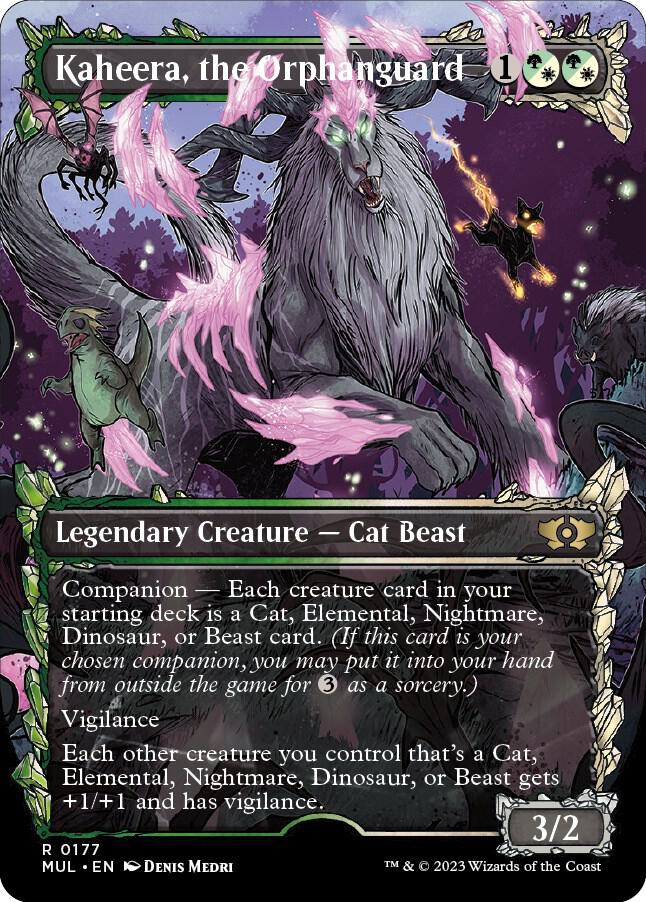 Kaheera, the Orphanguard (Halo Foil) 177 card from March of the Machine: Multiverse Legends