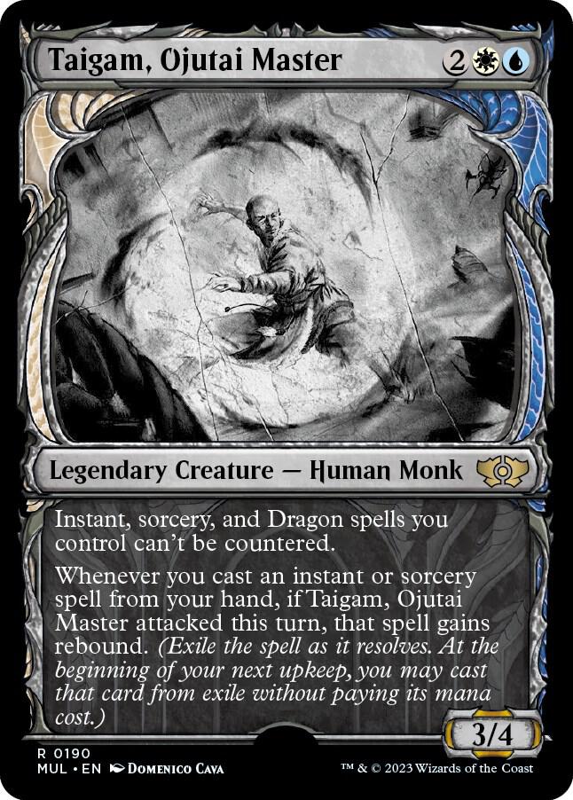 Taigam, Ojutai Master (Halo Foil) 190 card from March of the Machine: Multiverse Legends