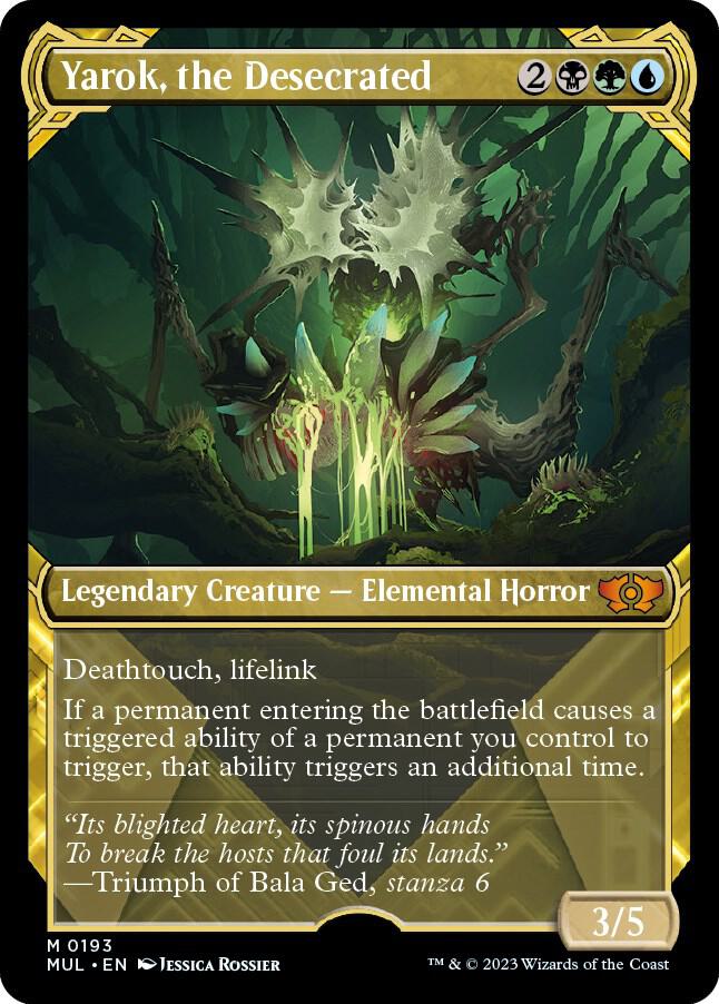 Yarok, the Desecrated (Halo Foil) 193 card from March of the Machine: Multiverse Legends