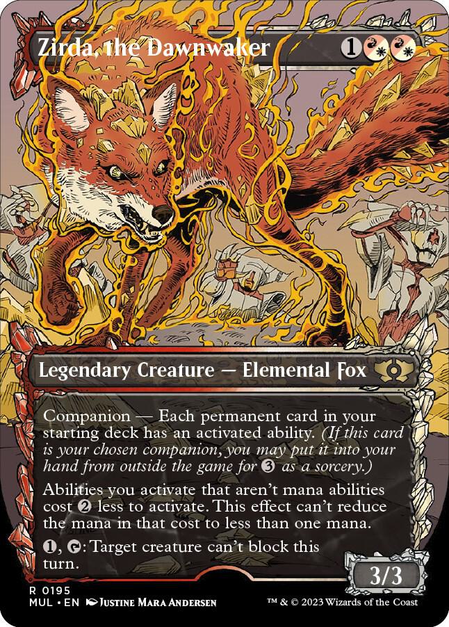 Zirda, the Dawnwaker (Halo Foil) 195 card from March of the Machine: Multiverse Legends