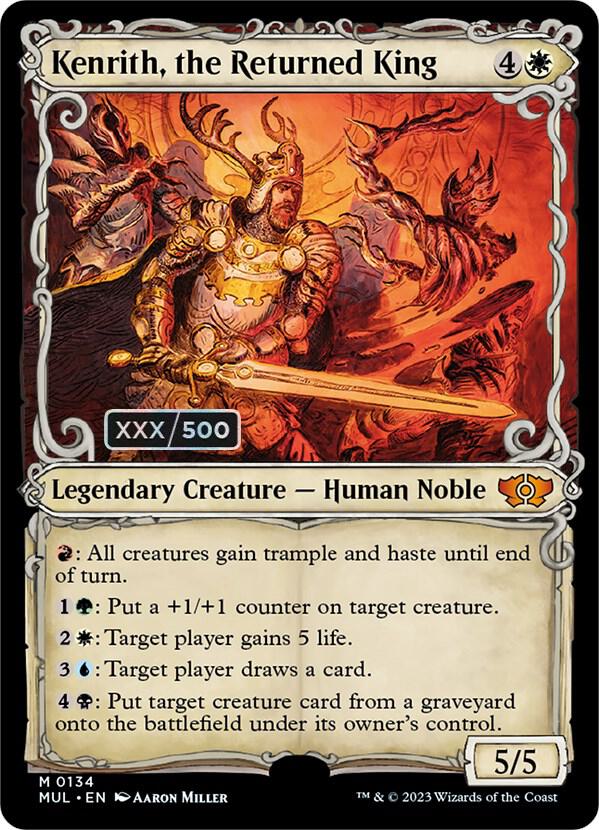 Kenrith, the Returned King (Serial Numbered) 134 card from March of the Machine: Multiverse Legends