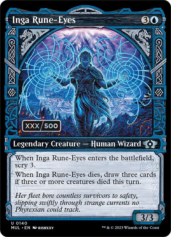 Inga Rune-Eyes (Serial Numbered) 140 card from March of the Machine: Multiverse Legends