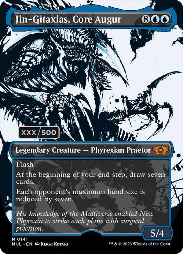 Jin-Gitaxias, Core Augur (Serial Numbered) 141 card from March of the Machine: Multiverse Legends