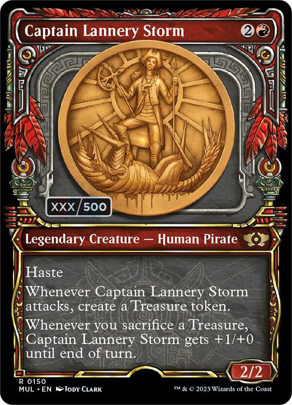 Captain Lannery Storm (Serial Numbered) 150 card from March of the Machine: Multiverse Legends