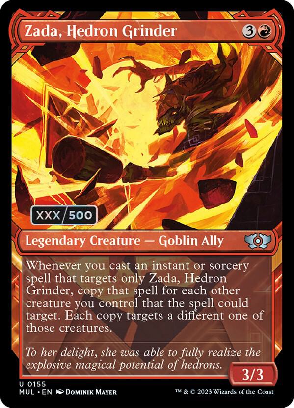 Zada, Hedron Grinder (Serial Numbered) 155 card from March of the Machine: Multiverse Legends