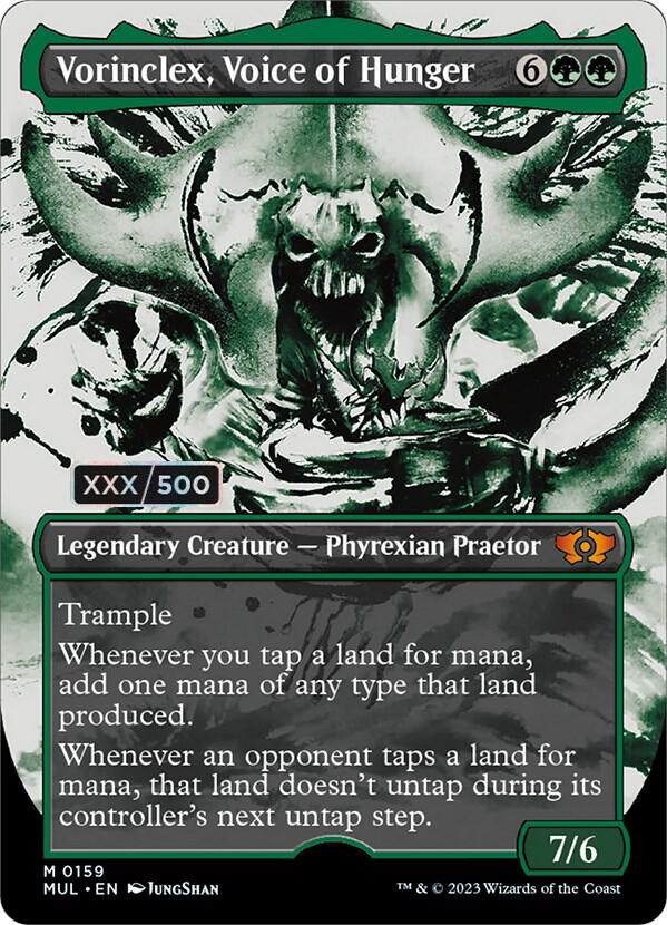 Vorinclex, Voice of Hunger (Serial Numbered) 159 card from March of the Machine: Multiverse Legends