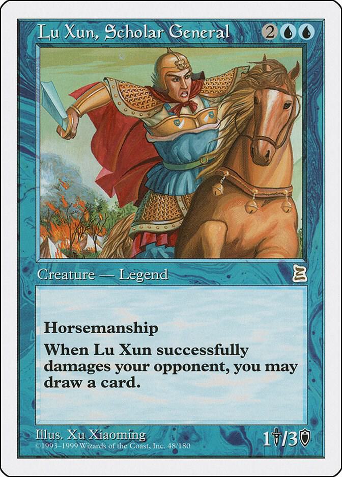 Lu Xun, Scholar General 48 card from Portal Three Kingdoms
