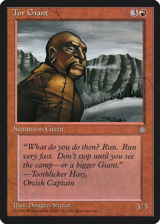 Tor Giant card from Ice Age