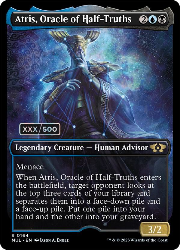 Atris, Oracle of Half-Truths (Serial Numbered) 164 card from March of the Machine: Multiverse Legends