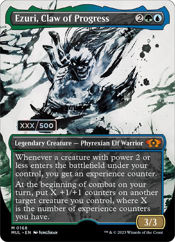 Ezuri, Claw of Progress (Serial Numbered) 168 card from March of the Machine: Multiverse Legends