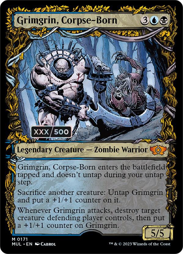 Grimgrin, Corpse-Born (Serial Numbered) 171 card from March of the Machine: Multiverse Legends