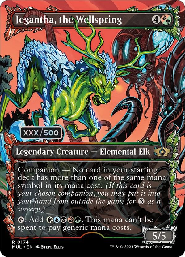 Jegantha, the Wellspring (Serial Numbered) 174 card from March of the Machine: Multiverse Legends