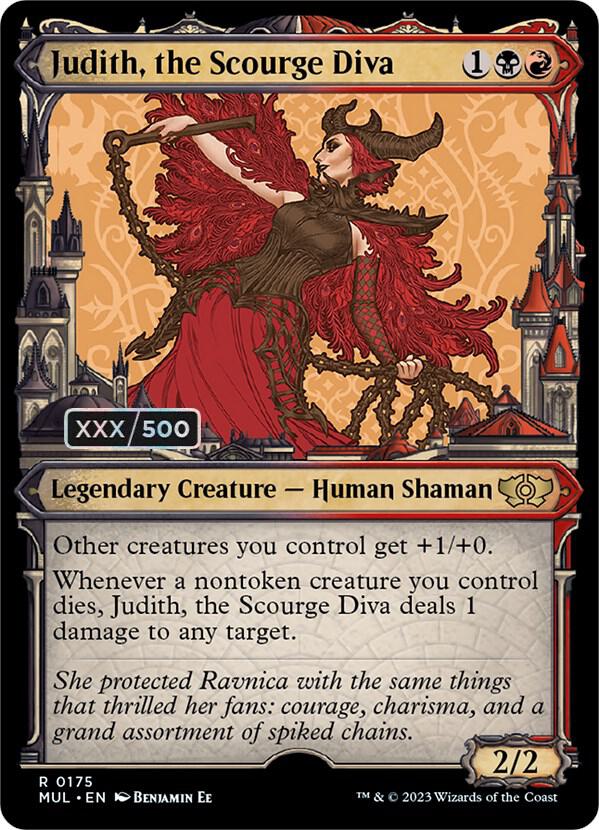 Judith, the Scourge Diva (Serial Numbered) 175 card from March of the Machine: Multiverse Legends