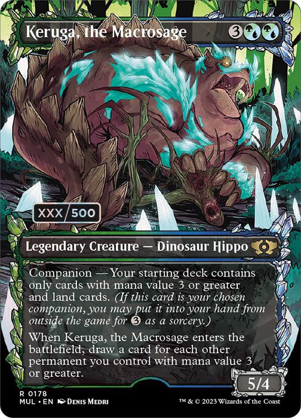 Keruga, the Macrosage (Serial Numbered) 178 card from March of the Machine: Multiverse Legends