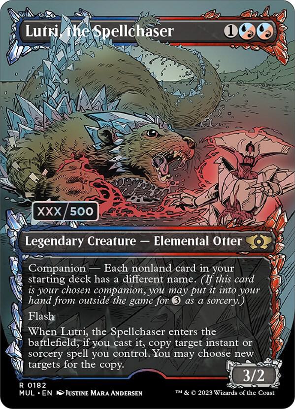 Lutri, the Spellchaser (Serial Numbered) 182 card from March of the Machine: Multiverse Legends