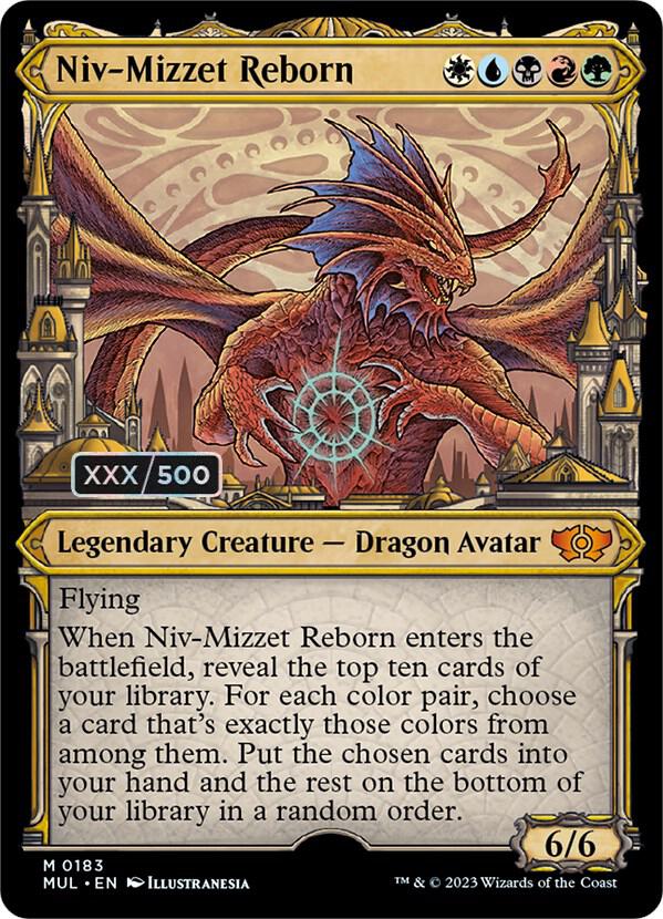 Niv-Mizzet Reborn (Serial Numbered) 183 card from March of the Machine: Multiverse Legends