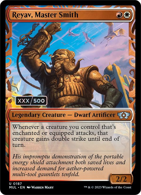 Reyav, Master Smith (Serial Numbered) 187 card from March of the Machine: Multiverse Legends
