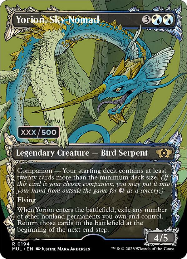 Yorion, Sky Nomad (Serial Numbered) 194 card from March of the Machine: Multiverse Legends