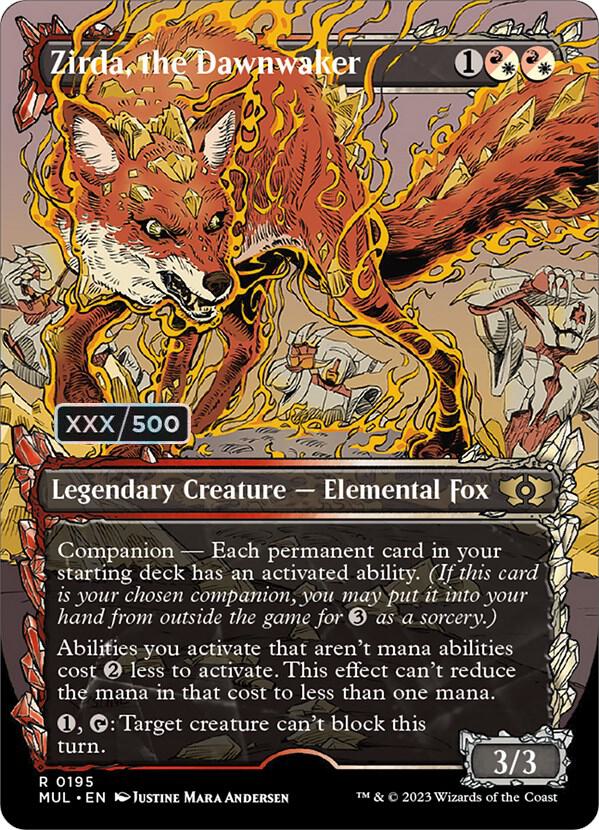 Zirda, the Dawnwaker (Serial Numbered) 195 card from March of the Machine: Multiverse Legends