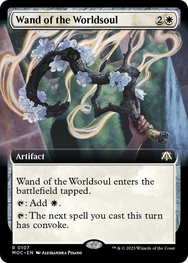 Wand of the Worldsoul (Extended Art) 107 card from Commander: March of the Machine