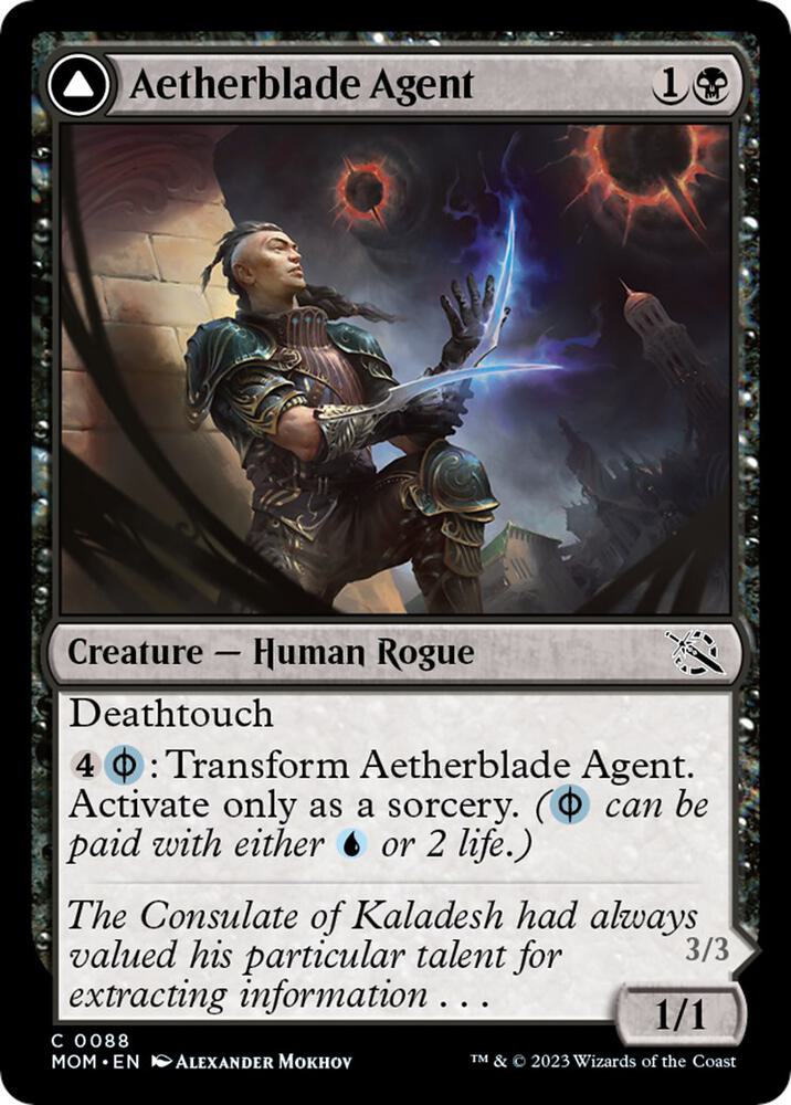 Aetherblade Agent 88 card from March of the Machine