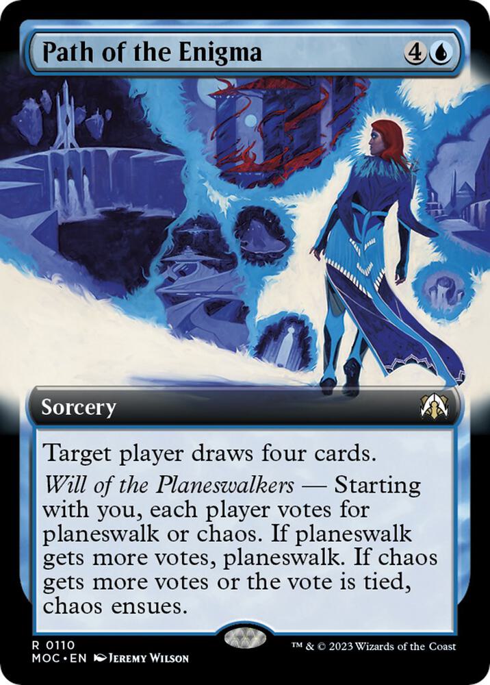 Path of the Enigma (Extended Art) 110 card from Commander: March of the Machine
