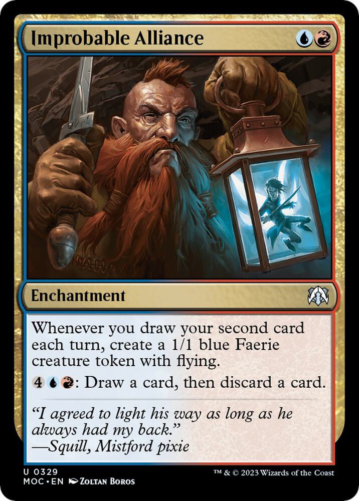 Improbable Alliance 329 card from Commander: March of the Machine
