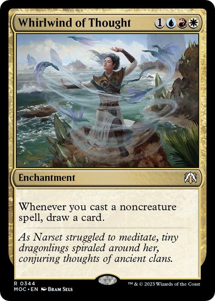 Whirlwind of Thought 344 card from Commander: March of the Machine