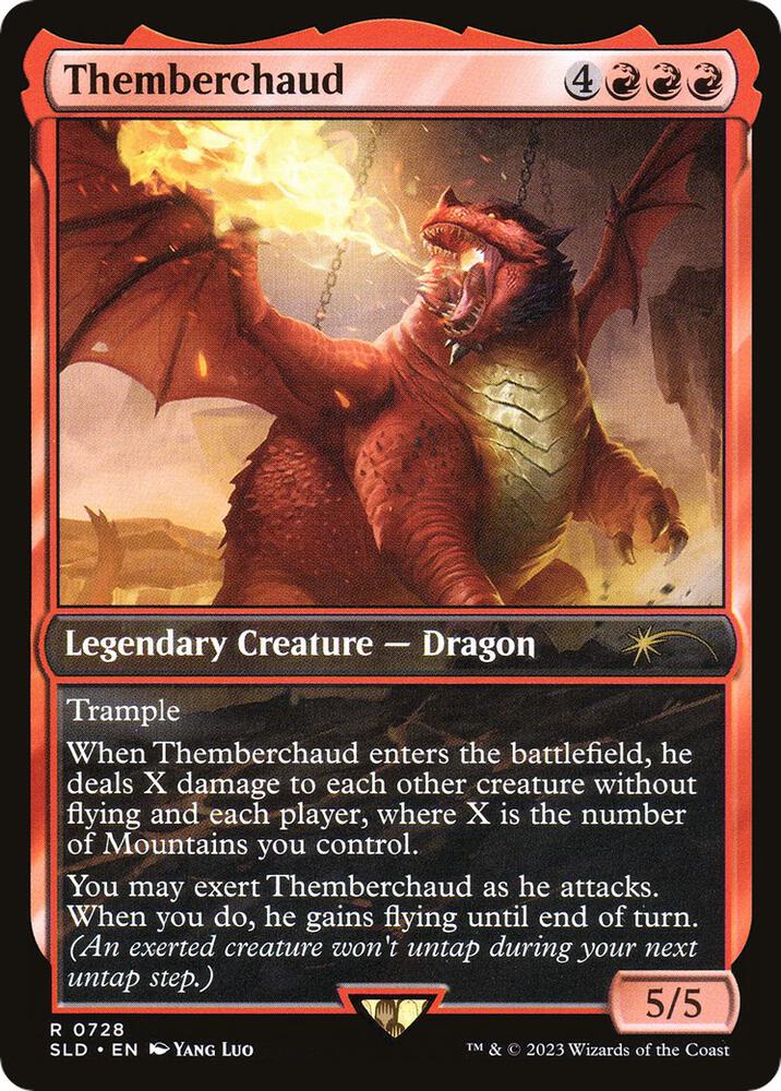 Themberchaud 728 card from Secret Lair Drop Series