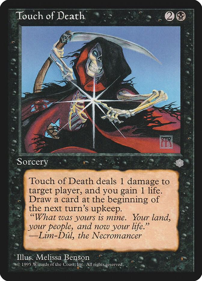 Touch of Death card from Ice Age