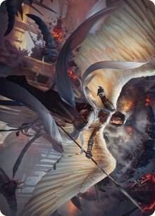 Serra Faithkeeper Art Card 7 card from Art Series: March of the Machine