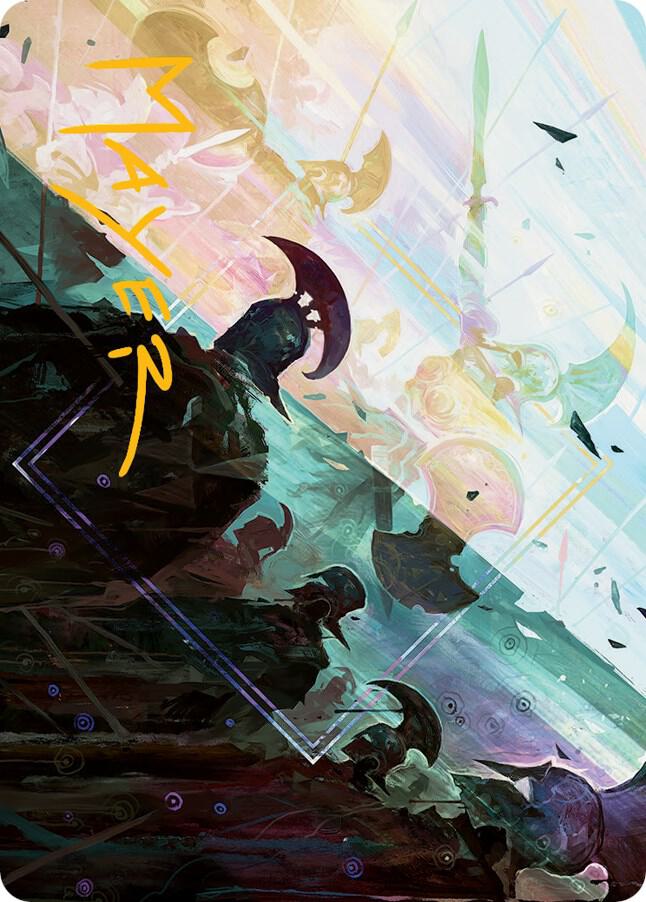 Surge of Salvation Art Card (Gold-Stamped Signature) 10 card from Art Series: March of the Machine