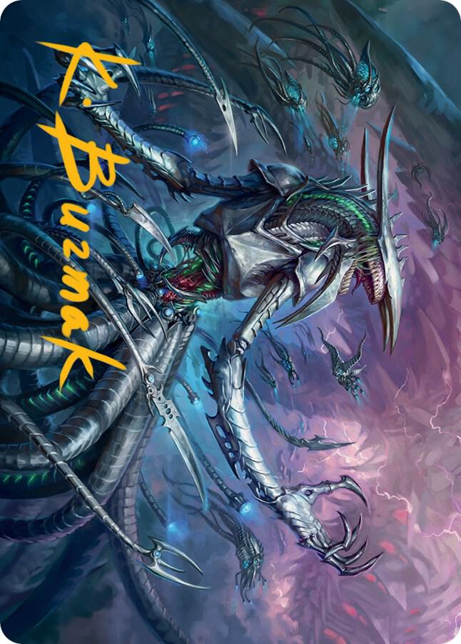 Jin-Gitaxias Art Card (Gold-Stamped Signature) 13 card from Art Series: March of the Machine