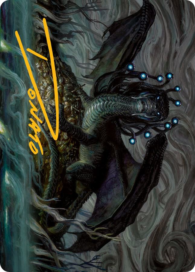 Oculus Whelp Art Card (Gold-Stamped Signature) 15 card from Art Series: March of the Machine