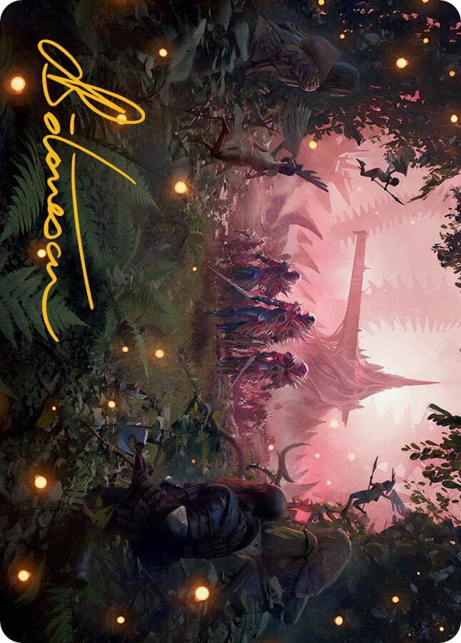 Invasion of Eldraine Art Card (Gold-Stamped Signature) 24 card from Art Series: March of the Machine
