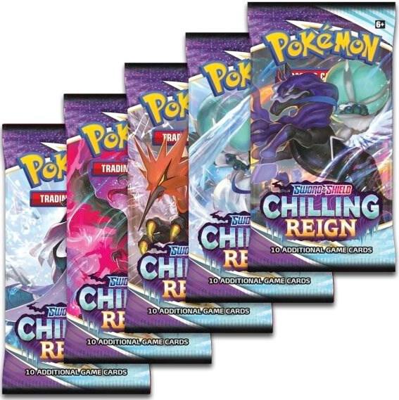 Chilling Reign Booster Pack Art Bundle [Set of 5] card from SWSH06: Chilling Reign