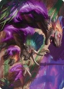 Burning Sun's Fury Art Card 29 card from Art Series: March of the Machine