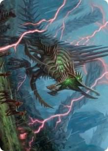 Etali, Primal Sickness Art Card 32 card from Art Series: March of the Machine