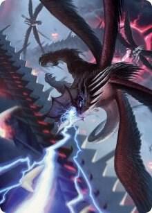 Defiant Thundermaw Art Card 35 card from Art Series: March of the Machine