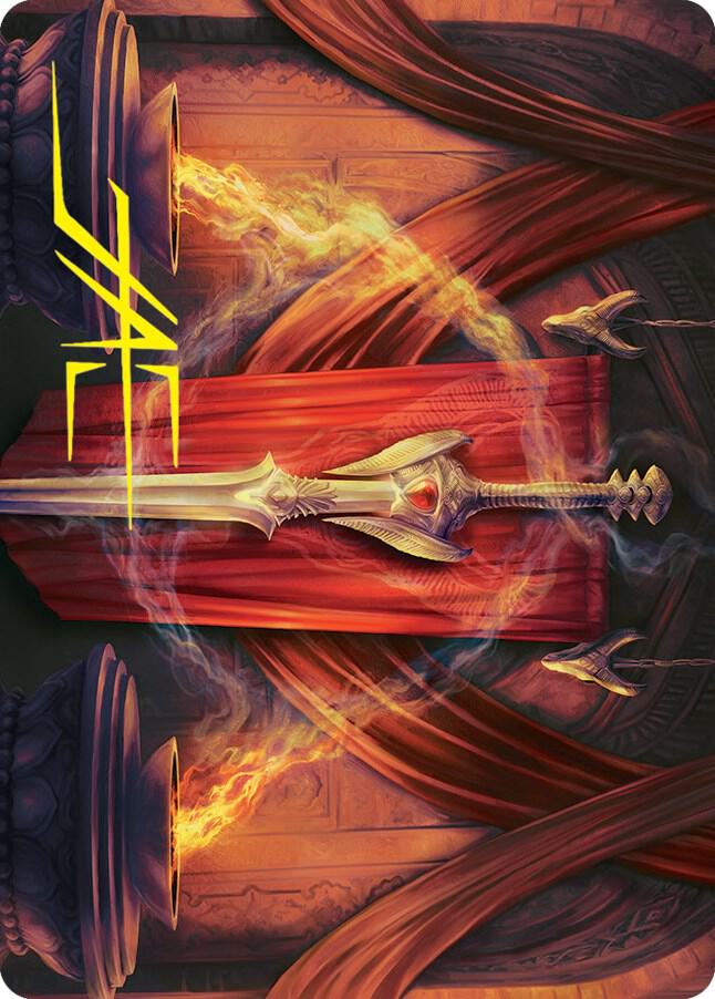 Ramosian Greatsword Art Card (Gold-Stamped Signature) 37 card from Art Series: March of the Machine