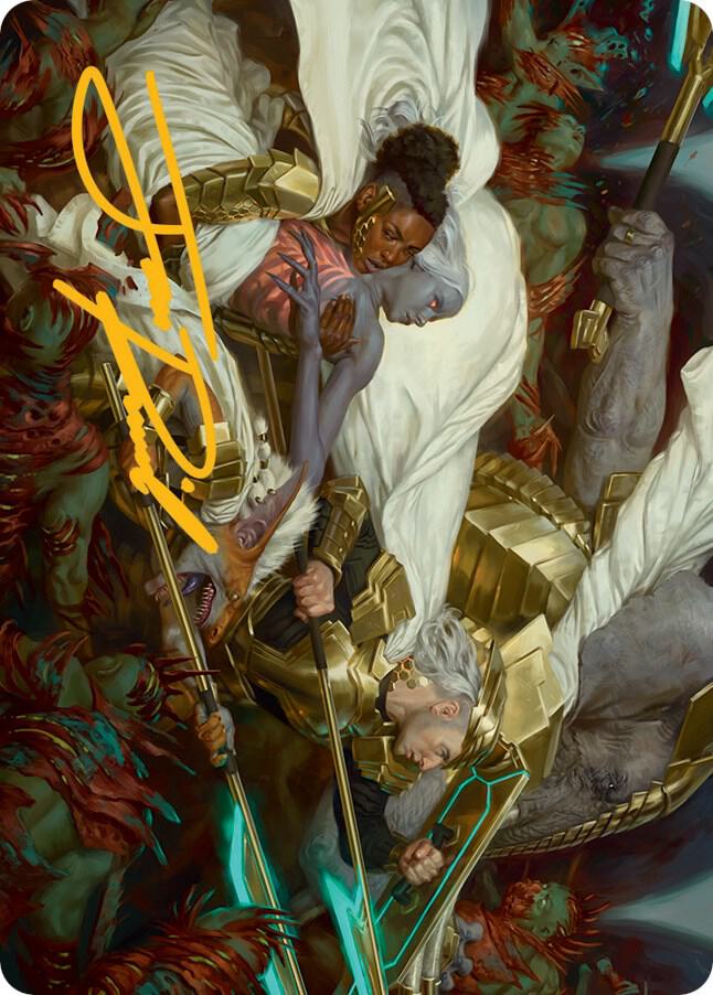Storm the Seedcore (Gold-Stamped Signature) 41 card from Art Series: March of the Machine