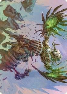 Botanical Brawler Art Card 43 card from Art Series: March of the Machine
