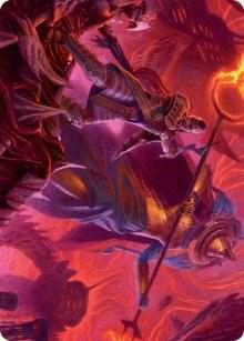 Djeru and Hazoret Art Card 44 card from Art Series: March of the Machine