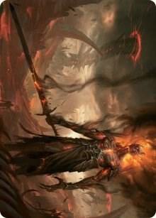 Ashen Reaper Art Card 46 card from Art Series: March of the Machine