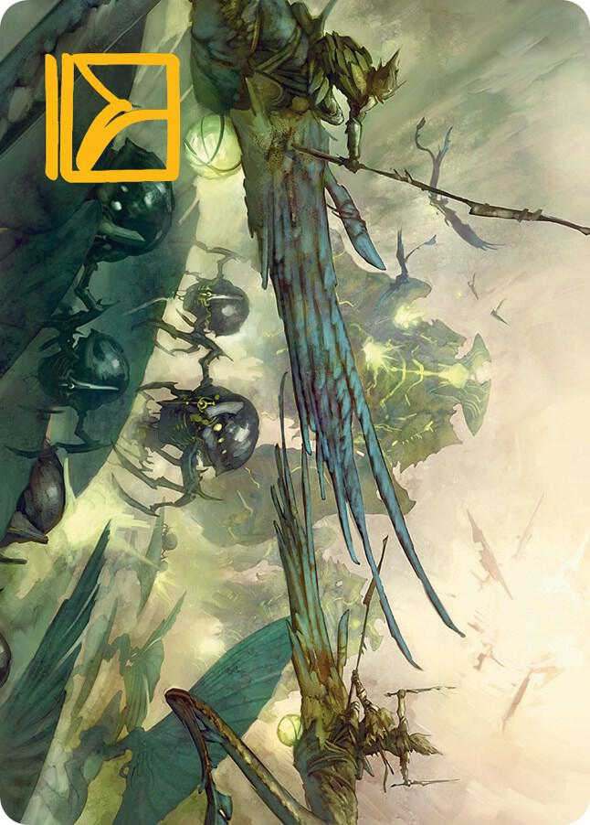 Invasion of Pyrulea Art Card (Gold-Stamped Signature) 47 card from Art Series: March of the Machine
