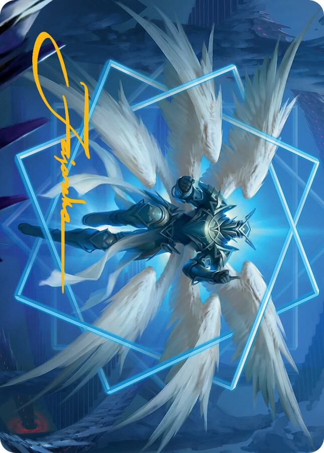 Vertex Paladin Art Card (Gold-Stamped Signature) 48 card from Art Series: March of the Machine