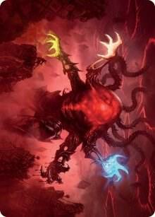 Omnath, Locus of All Art Card (51/81) card from Art Series: March of the Machine
