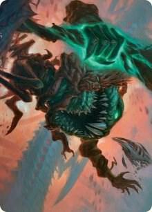 Yargle and Multani Art Card 53 card from Art Series: March of the Machine