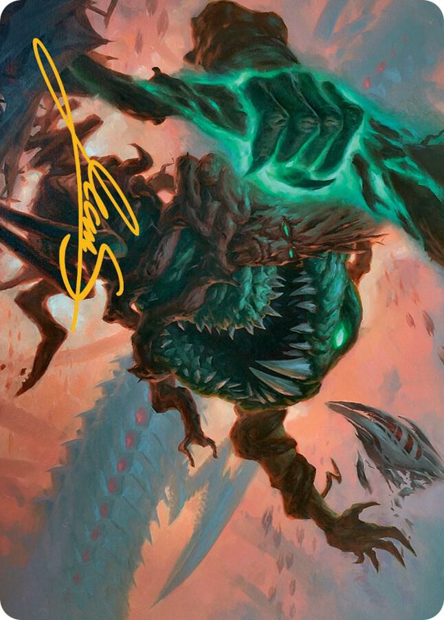 Yargle and Multani Art Card (Gold-Stamped Signature) 53 card from Art Series: March of the Machine